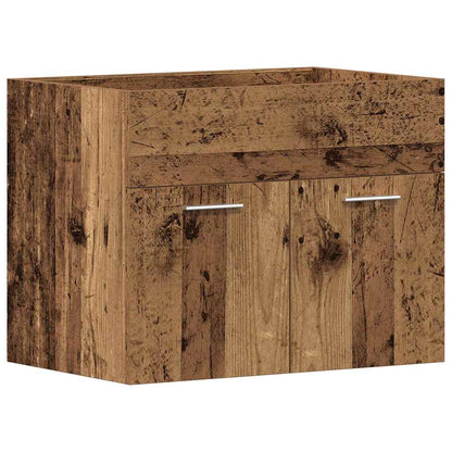 vidaXL Bathroom Sink Cabinet Old Wood 60x38.5x46 cm Engineered Wood