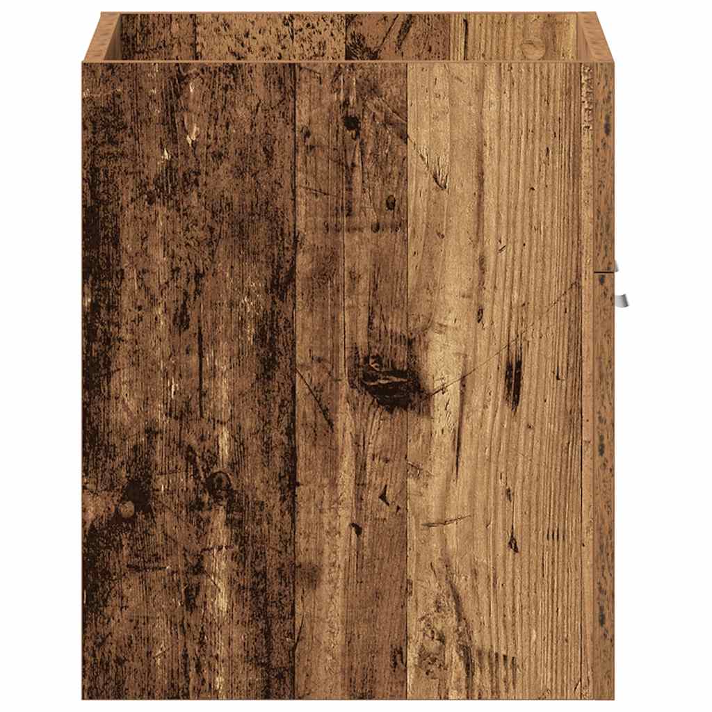 vidaXL Bathroom Sink Cabinet Old Wood 60x38.5x46 cm Engineered Wood
