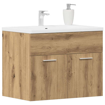 vidaXL Bathroom Sink Cabinet Artisan Oak 60x38.5x46 cm Engineered Wood