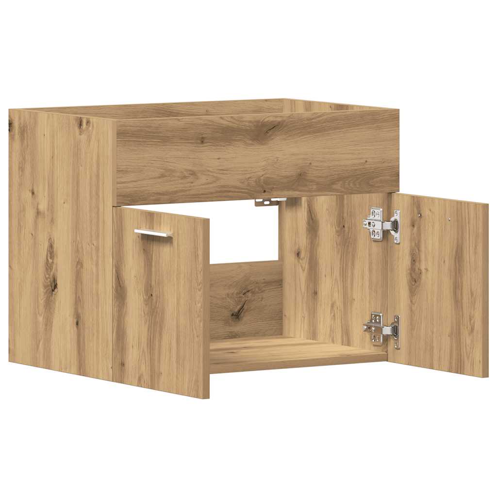 vidaXL Bathroom Sink Cabinet Artisan Oak 60x38.5x46 cm Engineered Wood