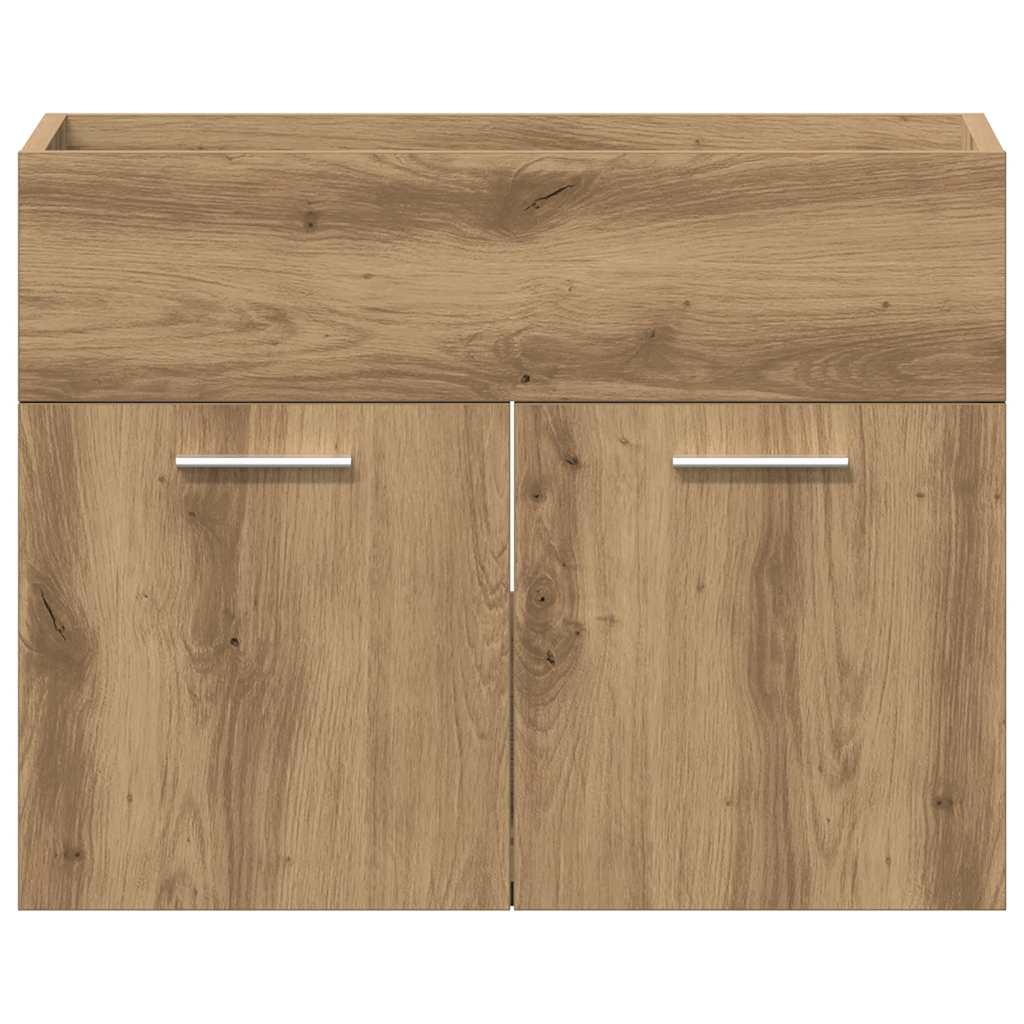 vidaXL Bathroom Sink Cabinet Artisan Oak 60x38.5x46 cm Engineered Wood