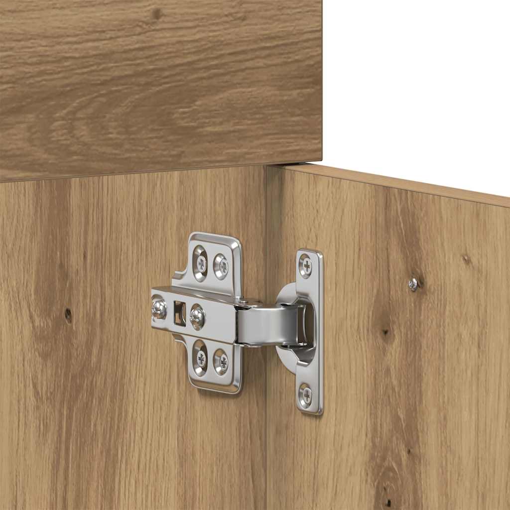 vidaXL Bathroom Sink Cabinet Artisan Oak 60x38.5x46 cm Engineered Wood