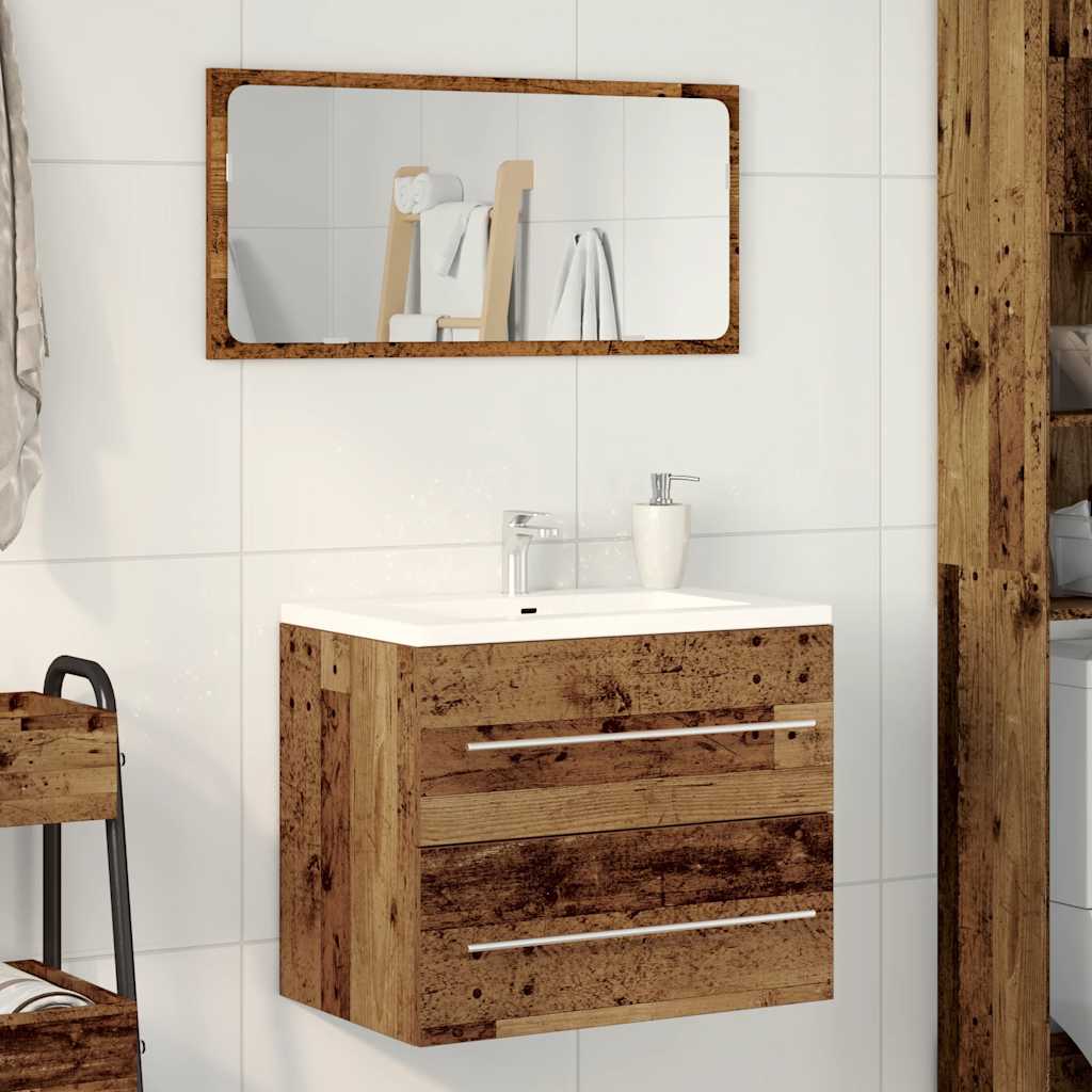 vidaXL Bathroom Sink Cabinet Old Wood 60x38,5x48 cm Engineered Wood