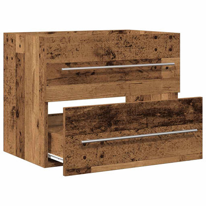 vidaXL Bathroom Sink Cabinet Old Wood 60x38.5x48 cm Engineered Wood