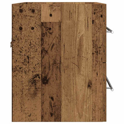 vidaXL Bathroom Sink Cabinet Old Wood 60x38,5x48 cm Engineered Wood