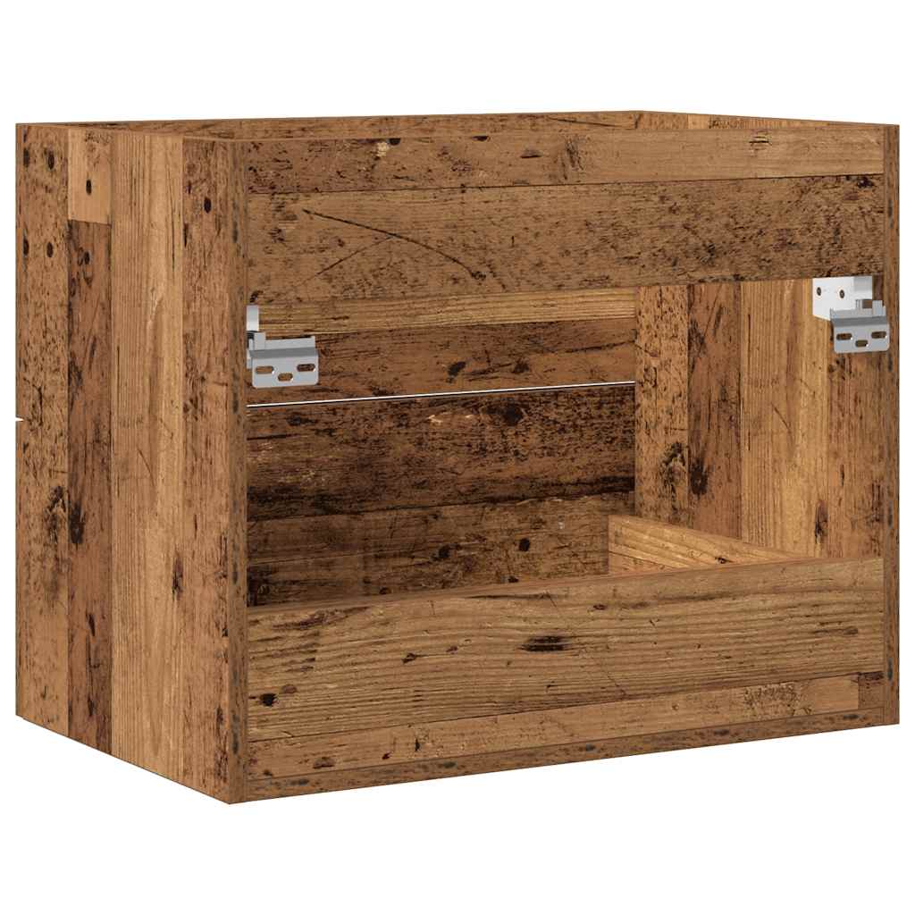 vidaXL Bathroom Sink Cabinet Old Wood 60x38.5x48 cm Engineered Wood