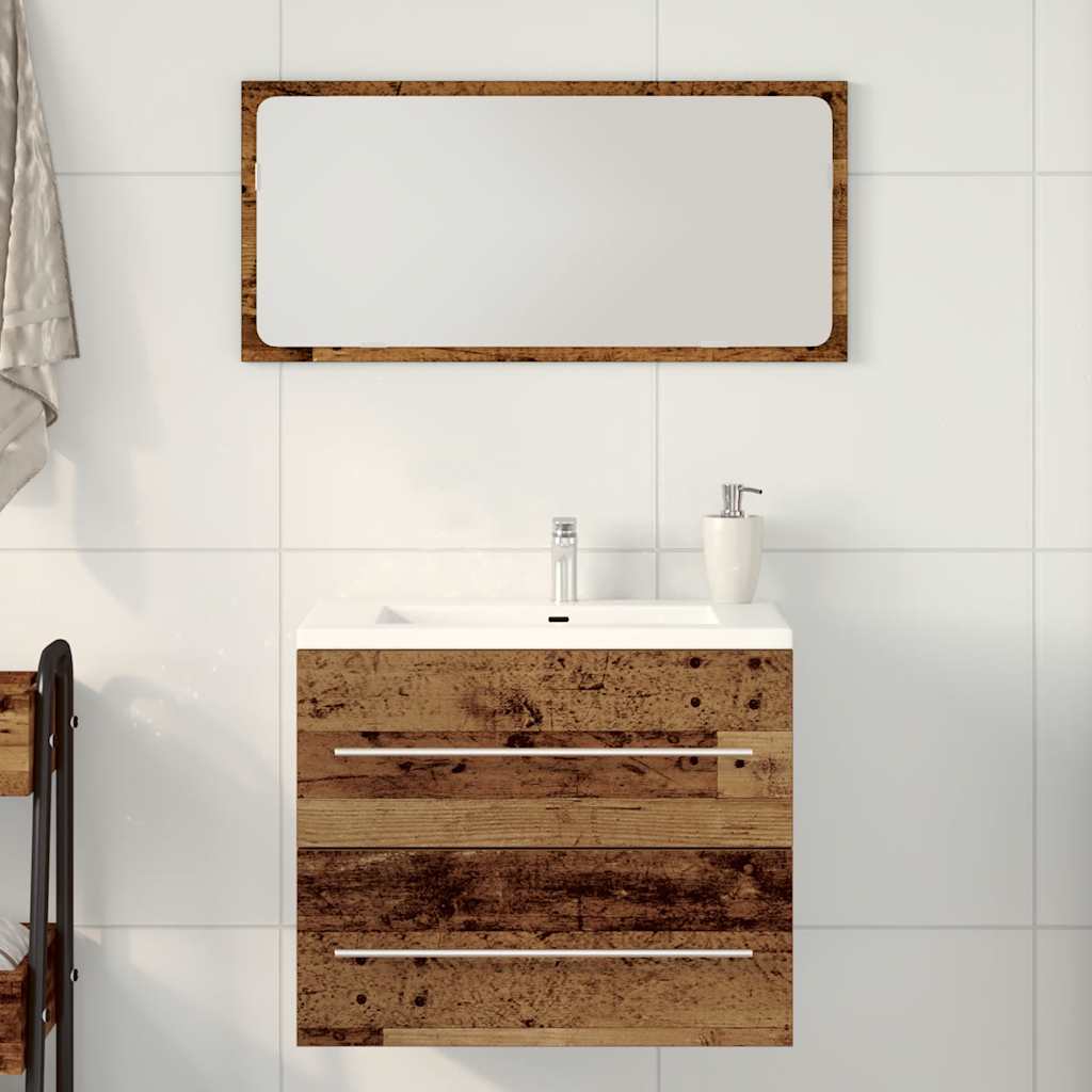 vidaXL Bathroom Sink Cabinet Old Wood 60x38,5x48 cm Engineered Wood