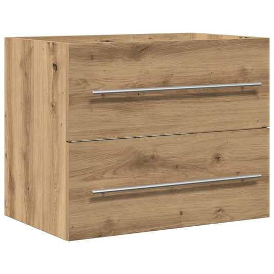 vidaXL Bathroom Sink Cabinet Artisan Oak 60x38.5x48 cm Engineered Wood