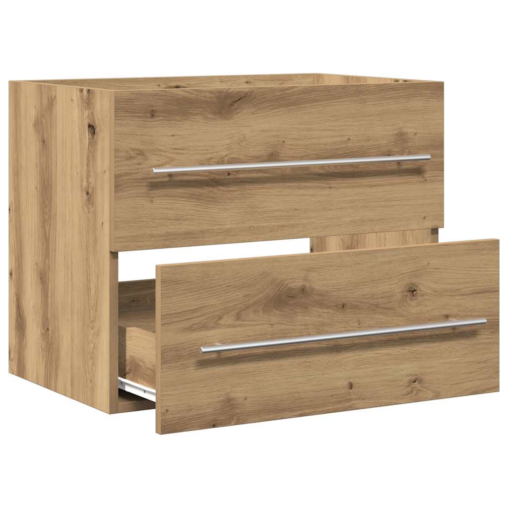 vidaXL Bathroom Sink Cabinet Artisan Oak 60x38.5x48 cm Engineered Wood