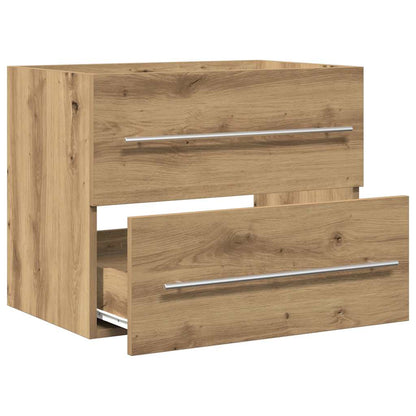 vidaXL Bathroom Sink Cabinet Artisan Oak 60x38.5x48 cm Engineered Wood