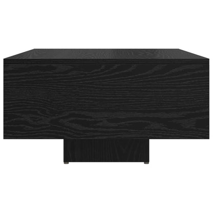 vidaXL Coffee Table Black Oak 85 x 55 x 31 cm