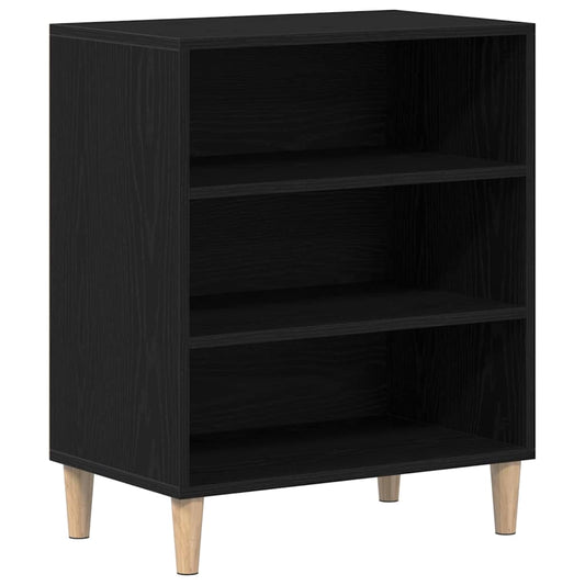 vidaXL Sideboard Black Oak 57 x 35 x 70 cm Engineered Wood