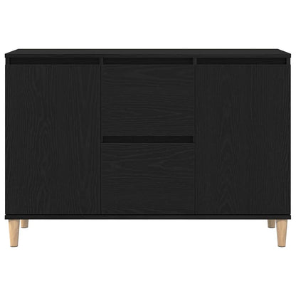 vidaXL Sideboard with Drawer Black 102 x 35 x 60 cm Engineered wood