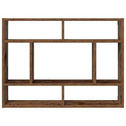 vidaXL Wall Shelf Old Wood 75x16x55 cm Engineered Wood
