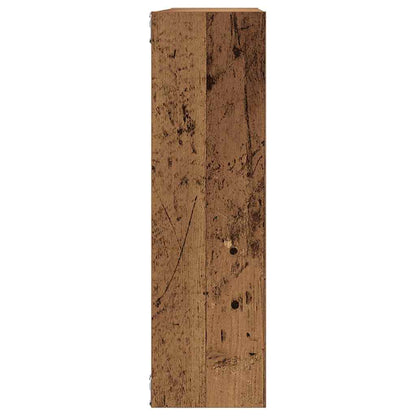vidaXL Wall Shelf Old Wood 75x16x55 cm Engineered Wood