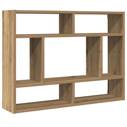 vidaXL Wall Shelf Artisan Oak 75x16x55 cm Engineered Wood