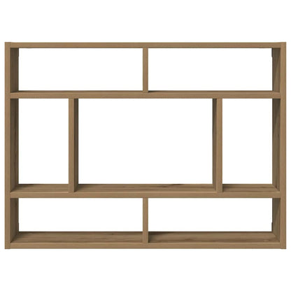 vidaXL Wall Shelf Artisan Oak 75x16x55 cm Engineered Wood