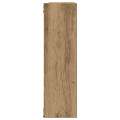 vidaXL Wall Shelf Artisan Oak 75x16x55 cm Engineered Wood