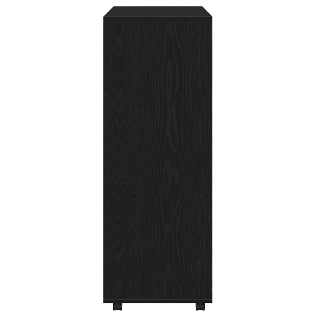 vidaXL Wardrobe Black Oak 80x40x110 cm Engineered Wood
