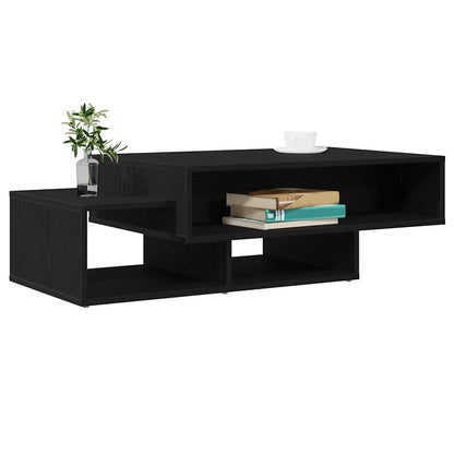 vidaXL Coffee Table Black Oak 105x55x32 cm Engineered Wood