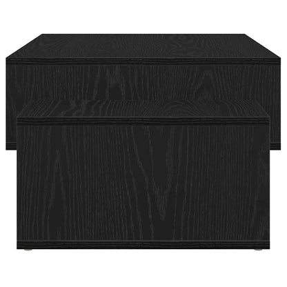 vidaXL Coffee Table Black Oak 105x55x32 cm Engineered Wood