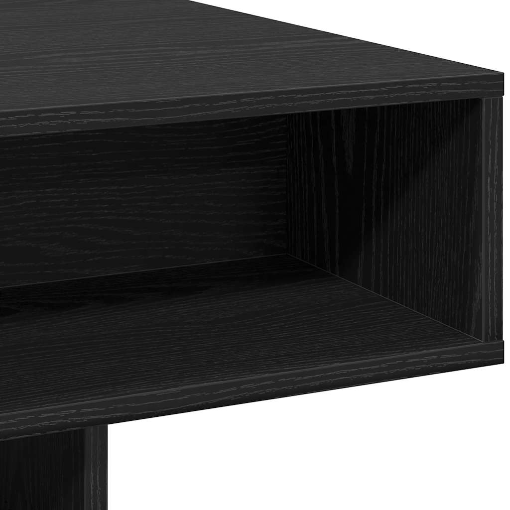 vidaXL Coffee Table Black Oak 105x55x32 cm Engineered Wood