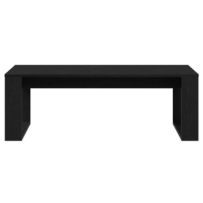 vidaXL Coffee Table Black Oak 102 x 50 x 35 cm Engineered Wood