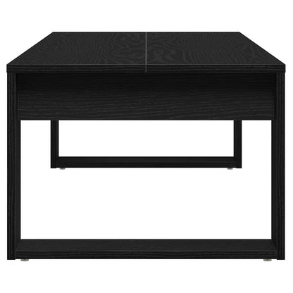 vidaXL Coffee Table Black Oak 102 x 50 x 35 cm Engineered Wood