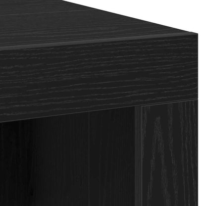 vidaXL Coffee Table Black Oak 102 x 50 x 35 cm Engineered Wood