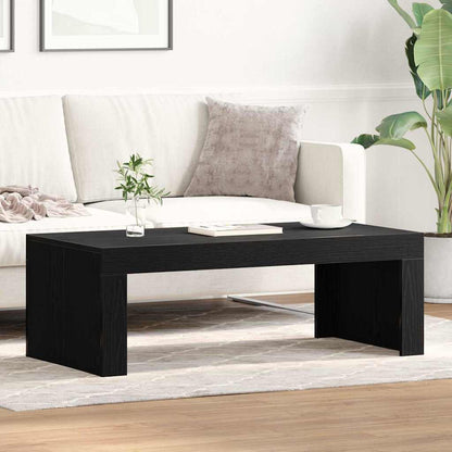 vidaXL Coffee Table Black Oak 102 x 50 x 35 cm Engineered Wood