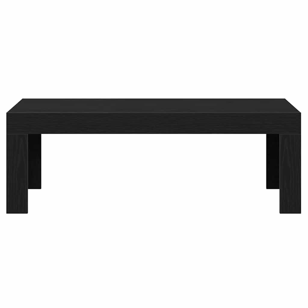 vidaXL Coffee Table Black Oak 102 x 50 x 35 cm Engineered Wood