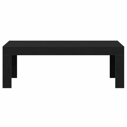 vidaXL Coffee Table Black Oak 102 x 50 x 35 cm Engineered Wood