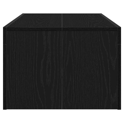 vidaXL Coffee Table Black Oak 102 x 50 x 35 cm Engineered Wood