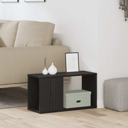 vidaXL TV Cabinet Black Oak 60x24x32 cm Engineered Wood
