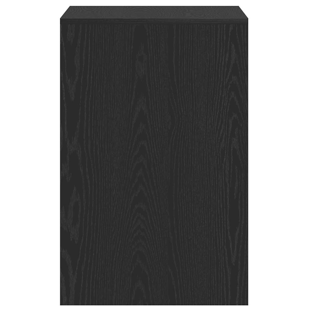 vidaXL Desk Black Oak 101x50x76.5 cm Engineered Wood