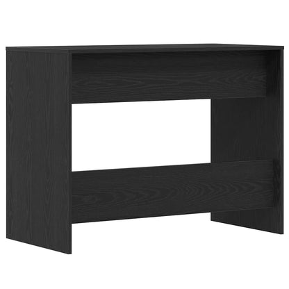 vidaXL Desk Black Oak 101x50x76.5 cm Engineered Wood