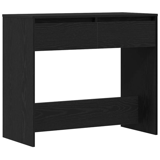 vidaXL Console Table Black Oak 89x41x76,5 cm Engineered Wood