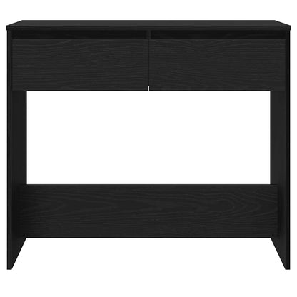 vidaXL Console Table Black Oak 89x41x76,5 cm Engineered Wood