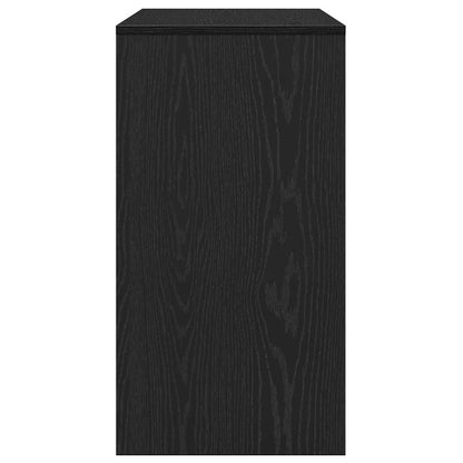 vidaXL Console Table Black Oak 89x41x76,5 cm Engineered Wood