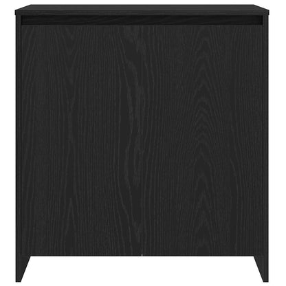 vidaXL Sideboard Black Oak 70x41x75 cm Engineered Wood