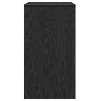 vidaXL Sideboard Black Oak 70x41x75 cm Engineered Wood