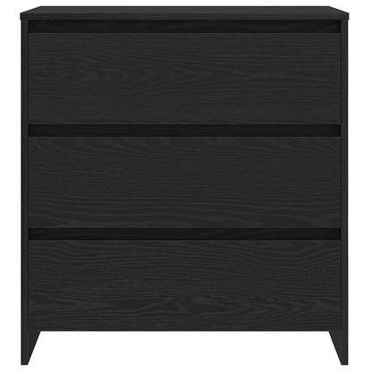 vidaXL Sideboard Black Oak 70x41x75 cm Engineered Wood