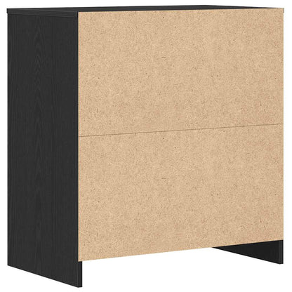 vidaXL Sideboard Black Oak 70x41x75 cm Engineered Wood