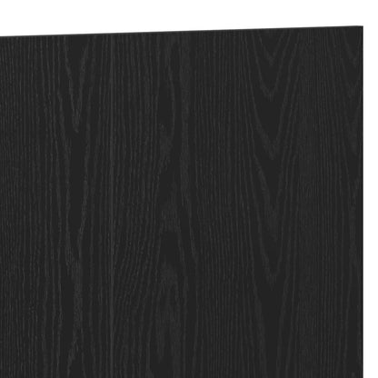 vidaXL Bed Headboard Black Oak 240 x 1.5 x 80.5 cm Engineered Wood