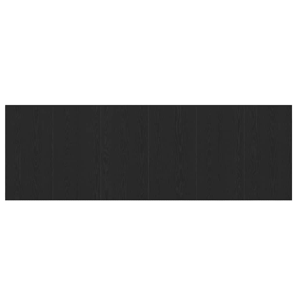vidaXL Bed Headboard Black Oak 240 x 1.5 x 80.5 cm Engineered Wood