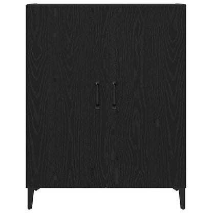 vidaXL Sideboard Black Oak 69.5x34x90 cm Engineered Wood