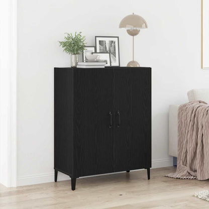 vidaXL Sideboard Black Oak 69.5x34x90 cm Engineered Wood