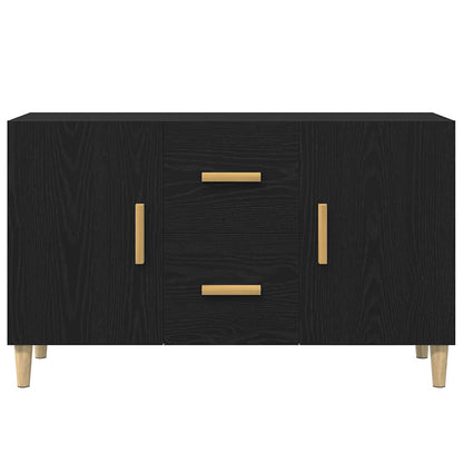 vidaXL Sideboard Black Oak 100x36x60 cm Engineered Wood