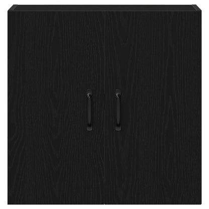 vidaXL Wall Cabinet Black Oak 60x31x60 cm Engineered Wood