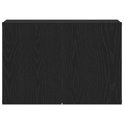 vidaXL TV Cabinet Black Oak 60x30x41 cm Engineered Wood